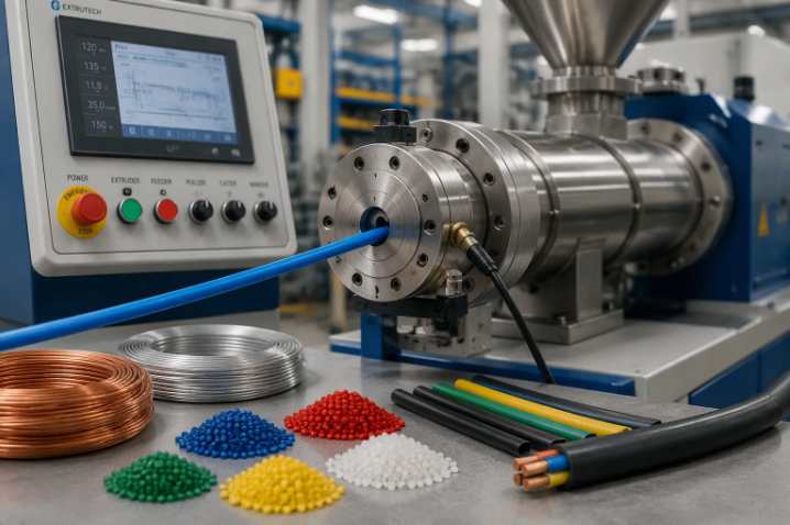 What Materials Can a Wire and Cable Extrusion Machine Process?