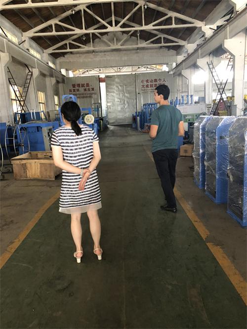 Turkmenistan customer to visit our factory