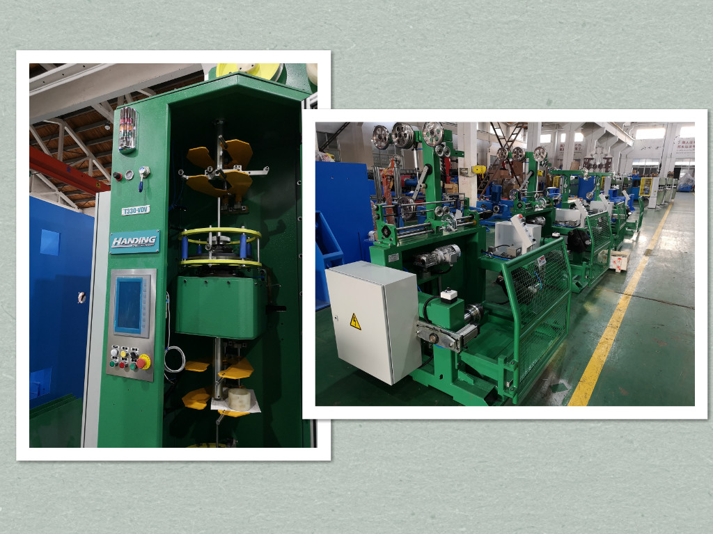 Double layer taping machine 